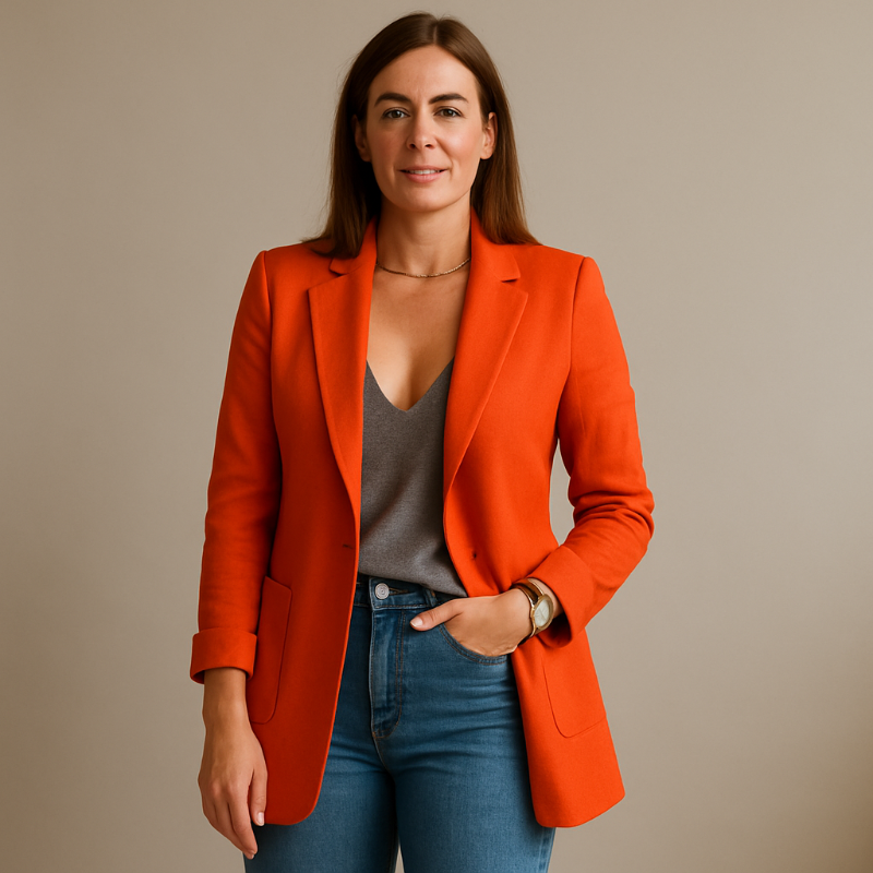 Blazer Long pour Femmes – Blazer Élégant pour des Tenues Stylées