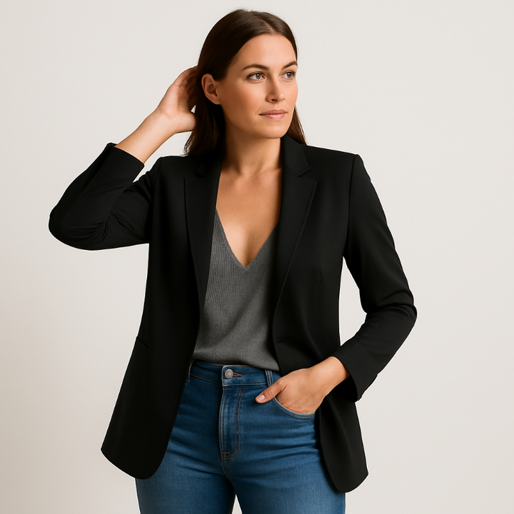 Blazer Long pour Femmes – Blazer Élégant pour des Tenues Stylées