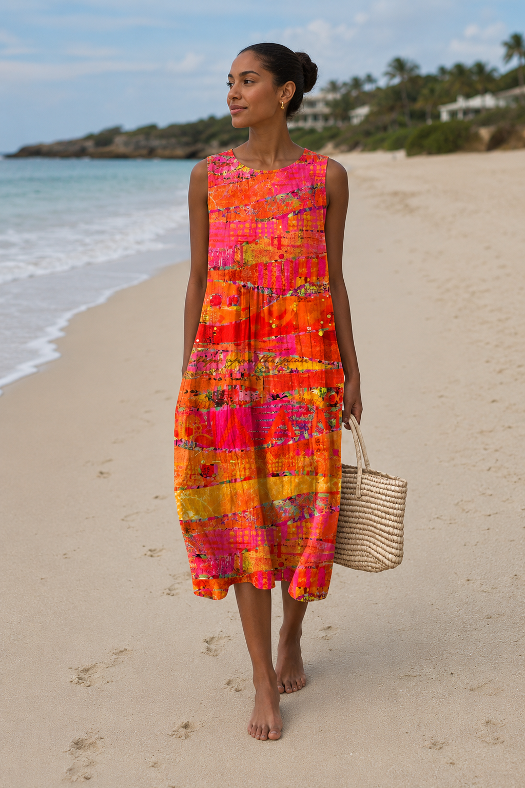 Ivy | Robe midi légère pour le quotidien