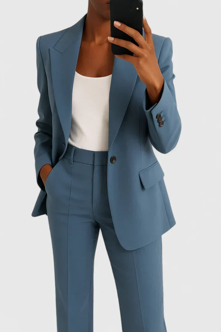 Yvonne | Ensemble Blazer Pantalon Femme Sur Mesure