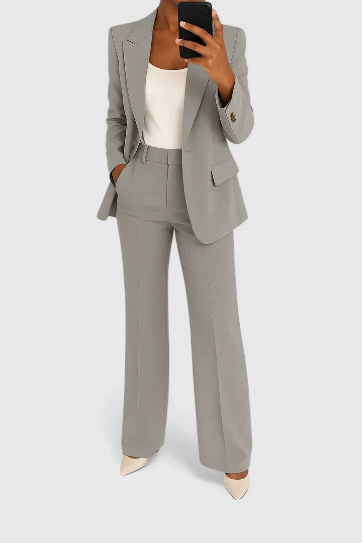 Yvonne | Ensemble Blazer Pantalon Femme Sur Mesure