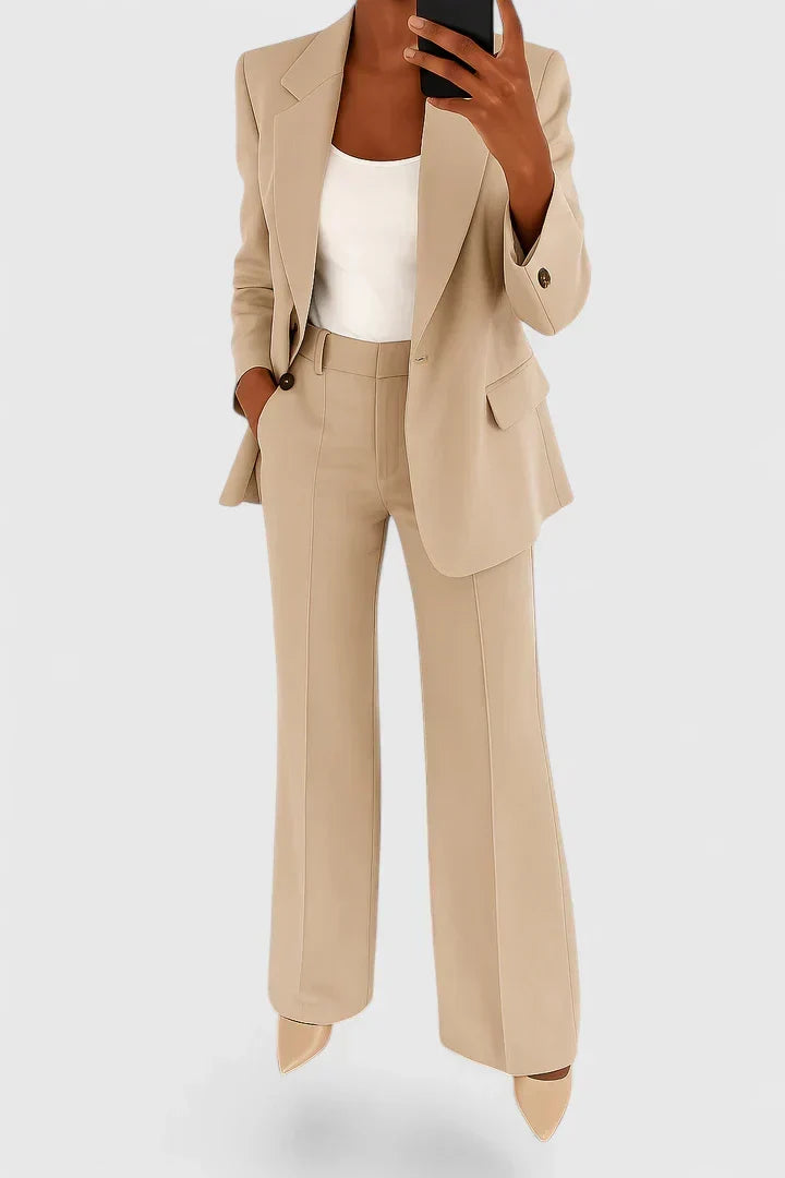 Yvonne | Ensemble Blazer Pantalon Femme Sur Mesure