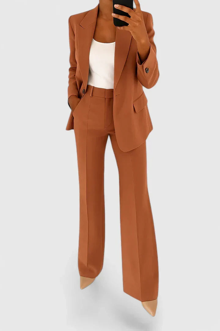 Yvonne | Ensemble Blazer Pantalon Femme Sur Mesure