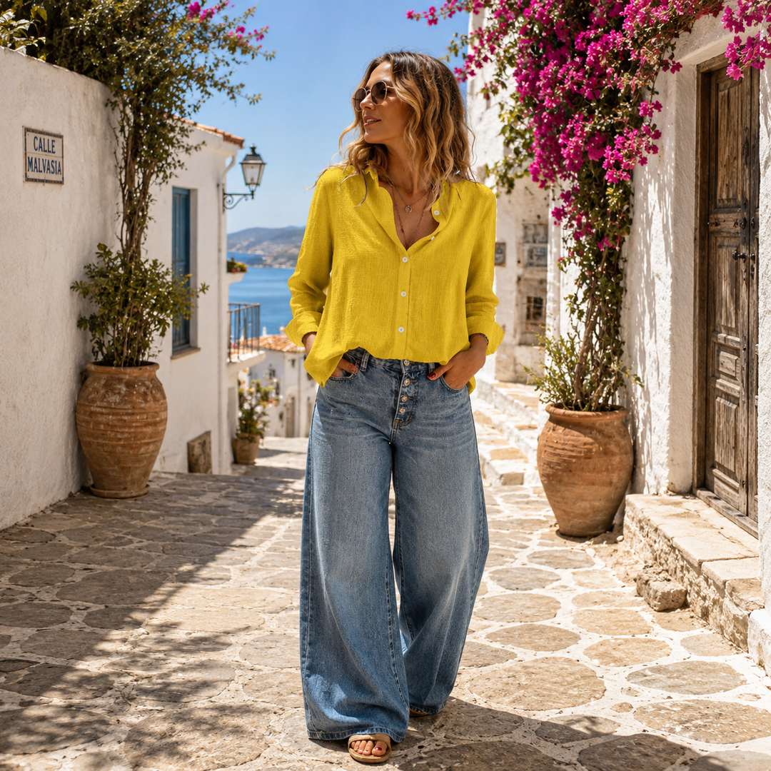Fenna | Blouse moderne à manches longues