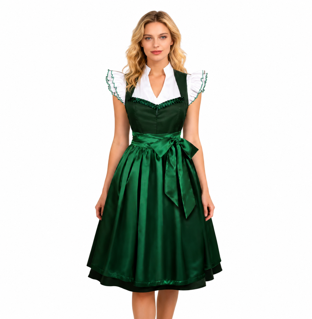 Josephine | Élégant dirndl en satin 3 pièces