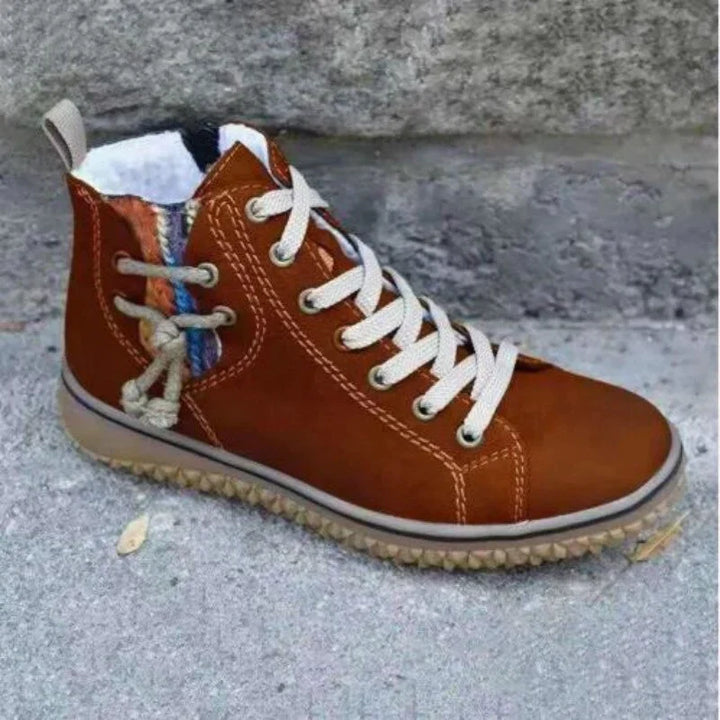 Bottes en cuir vintage pour femmes, élégantes, confortables et durables