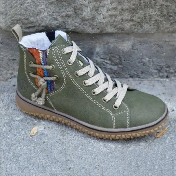 Bottes en cuir vintage pour femmes, élégantes, confortables et durables