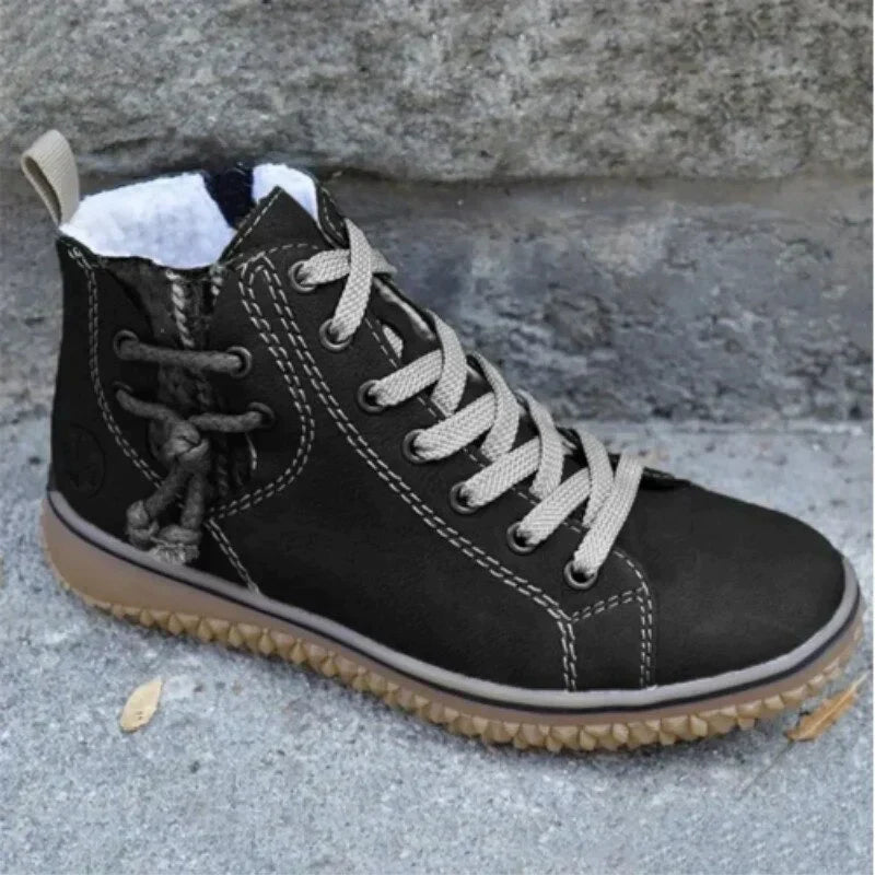 Bottes en cuir vintage pour femmes, élégantes, confortables et durables