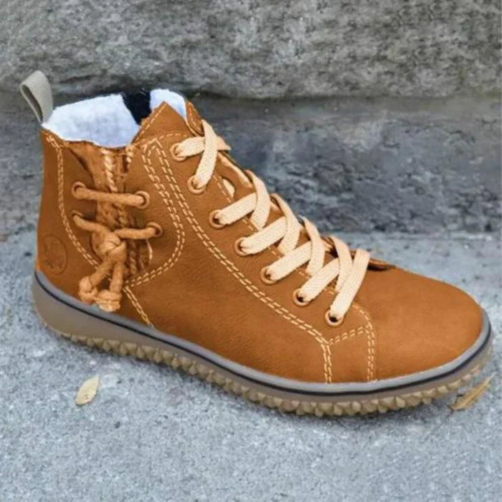 Bottes en cuir vintage pour femmes, élégantes, confortables et durables