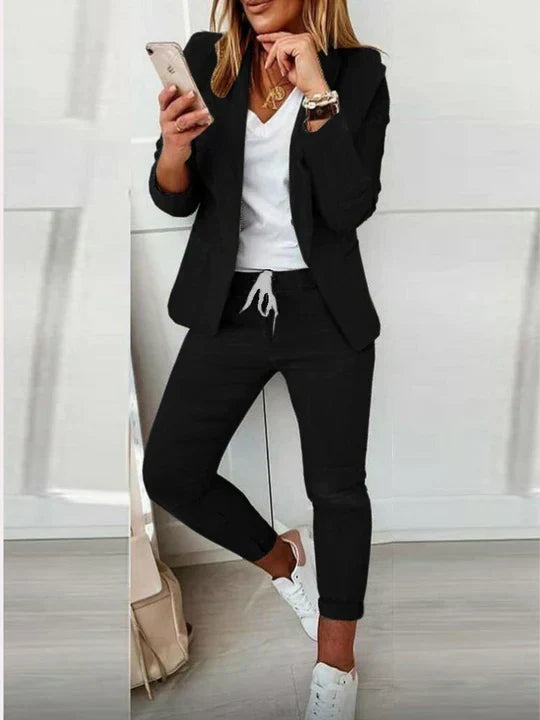 Ludovica | Veste et Pantalon Femme Schick Zeitlos