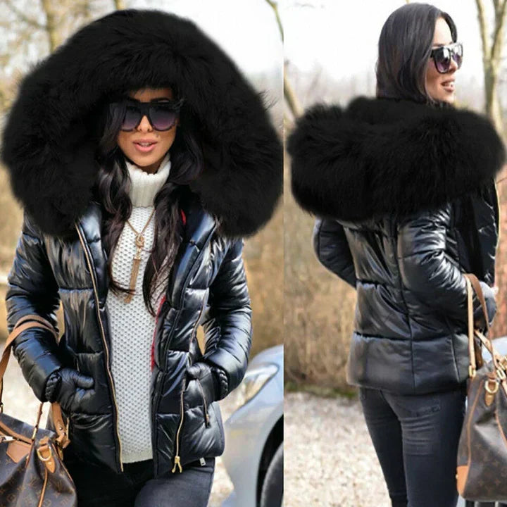 Honor | Manteau pour femmes élégant doublé en fausse fourrure