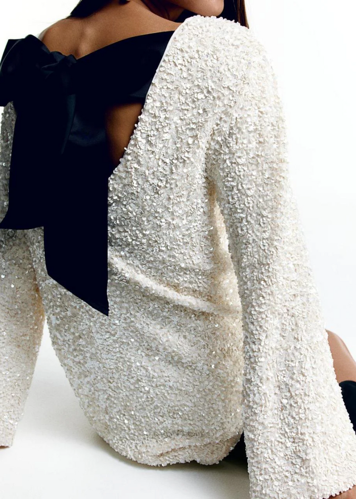 Theresa | Robe mini à structure nœud