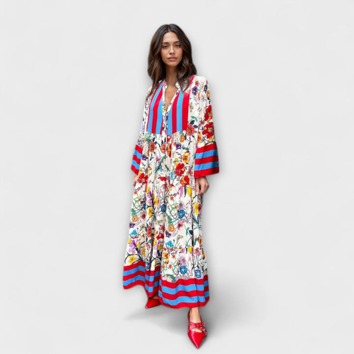 Oriana - Robe maxi à motifs floraux
