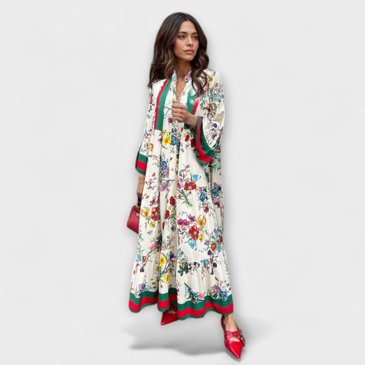 Oriana - Robe maxi à motifs floraux