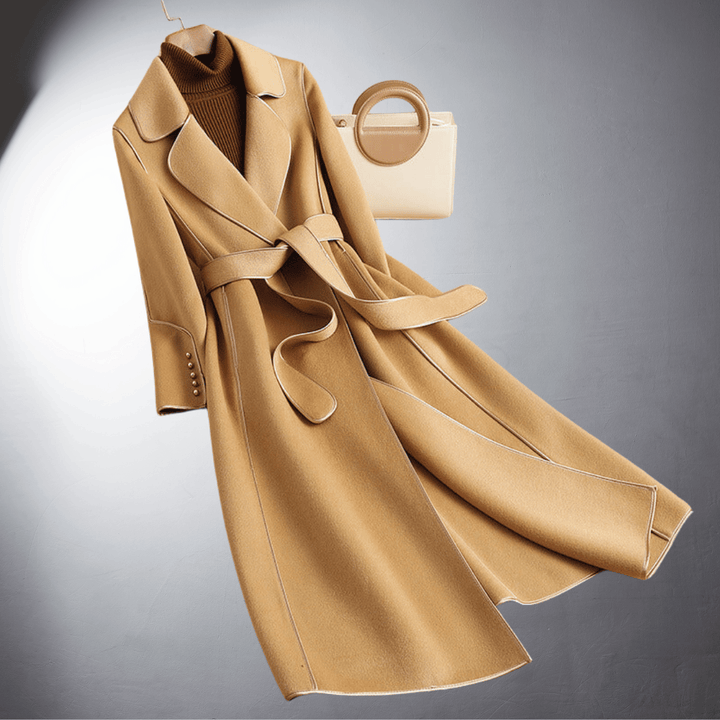 Manteau en cachemire premium fait main pour femmes