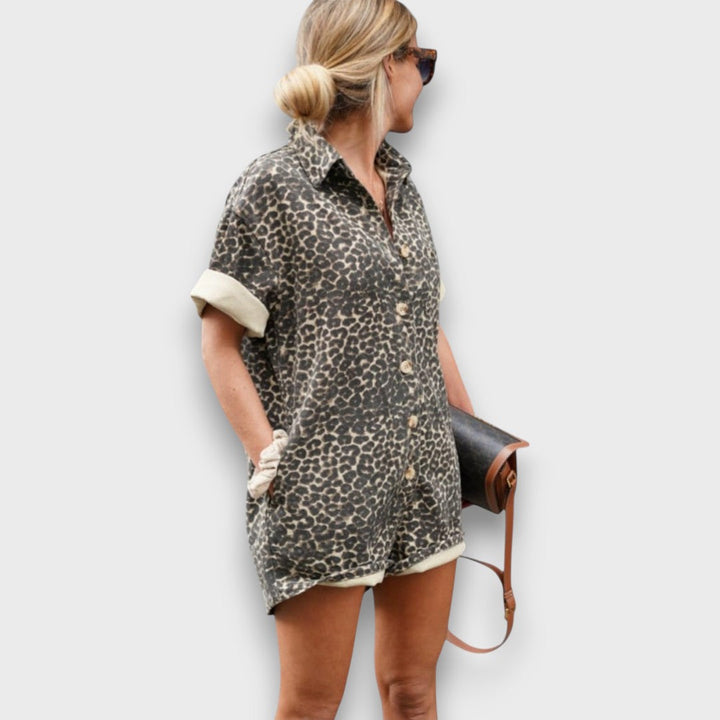 Nonette – Combinaison chemise au caractère estival