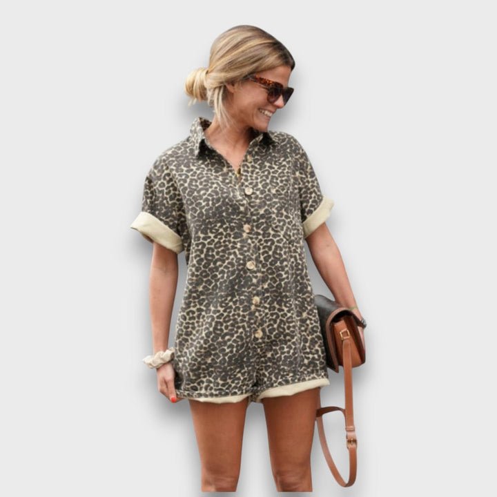 Nonette – Combinaison chemise au caractère estival