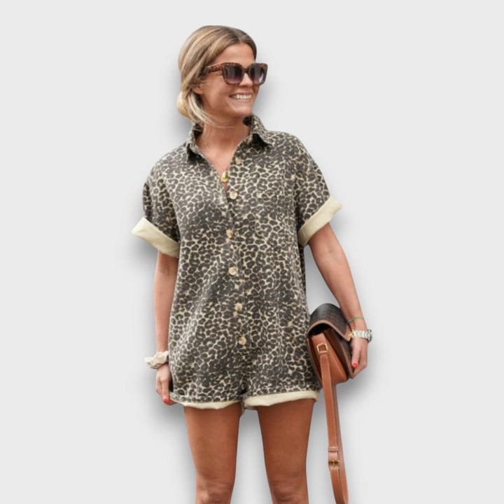 Nonette – Combinaison chemise au caractère estival