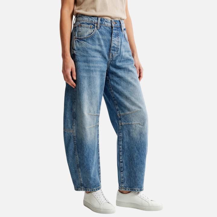 Emmi | Jeans Femme Stretch-Denim Jambes Amples – Jeans Femme Jambes Larges Stretch