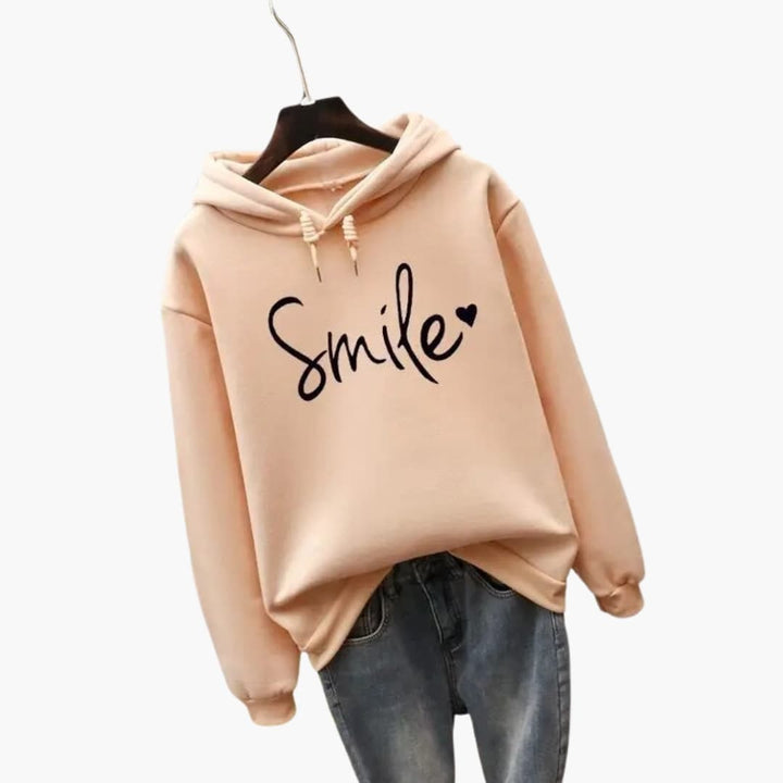 Hoodie pour femmes avec capuche et impression frontale