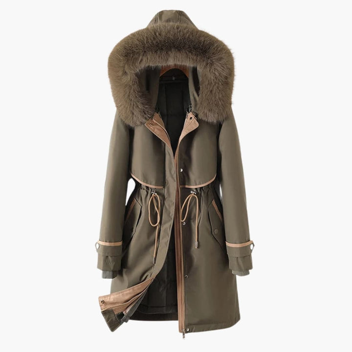 Veste parka femme avec capuche