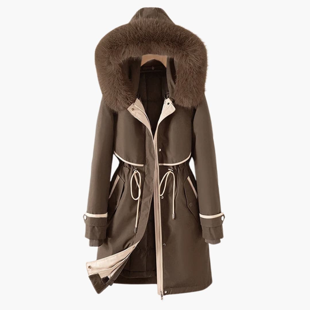 Veste parka femme avec capuche