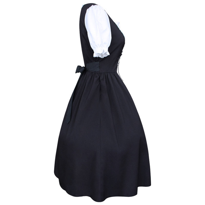 Dirndl Femme Avec Tablier – Mode Traditionnelle Pour Oktoberfest & Occasions Festives