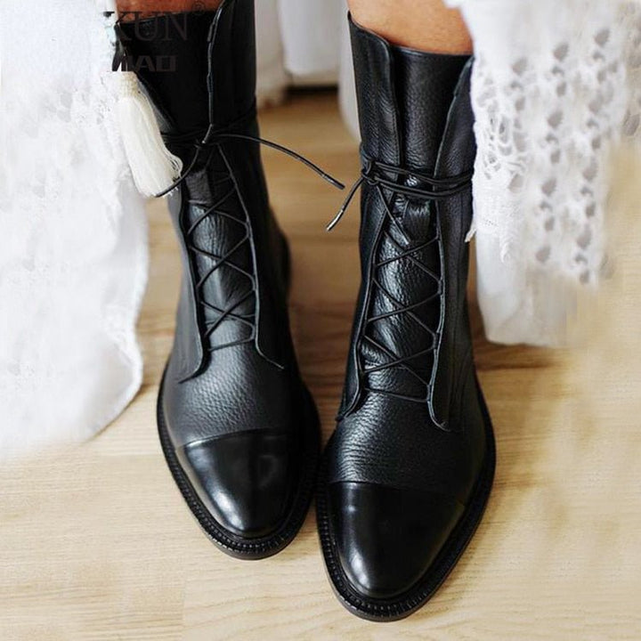 Bottes Élégantes à Talon Bloc pour Femmes, Alliant Style et Confort