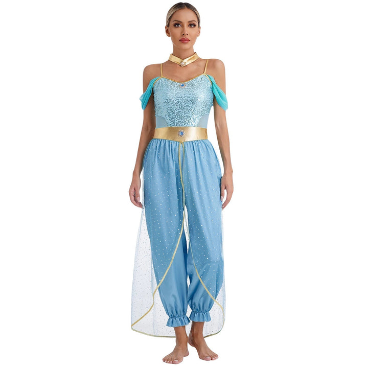 Combinaison Halloween Fantasy Femme | Sans Épaules en Style Harem