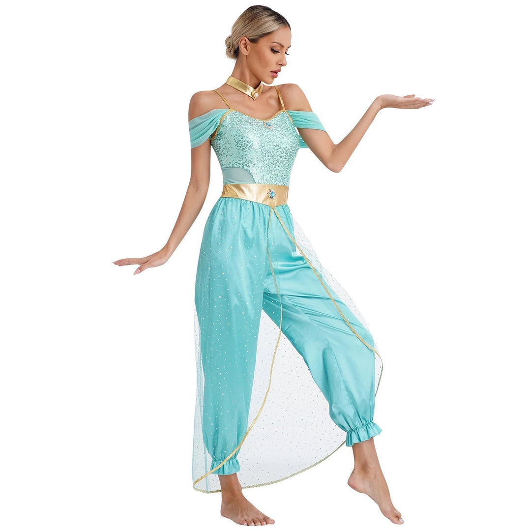 Combinaison Halloween Fantasy Femme | Sans Épaules en Style Harem