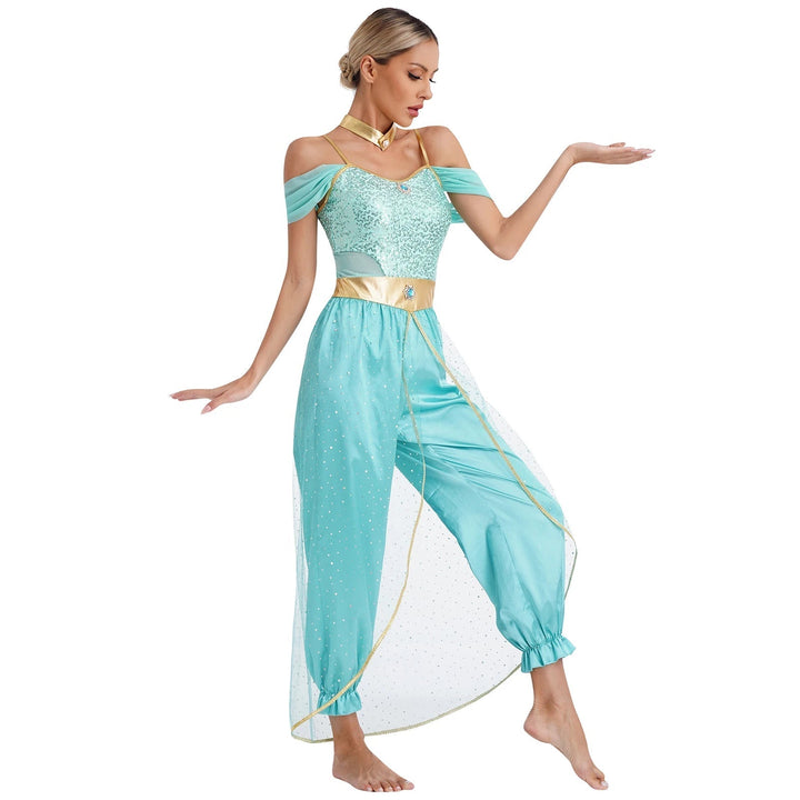 Combinaison Halloween Fantasy Femme | Sans Épaules en Style Harem