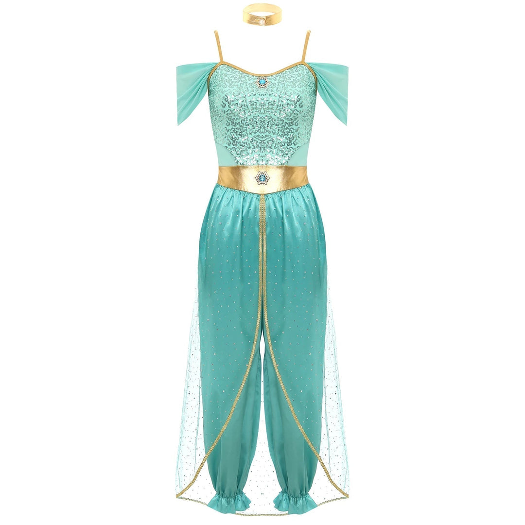 Combinaison Halloween Fantasy Femme | Sans Épaules en Style Harem