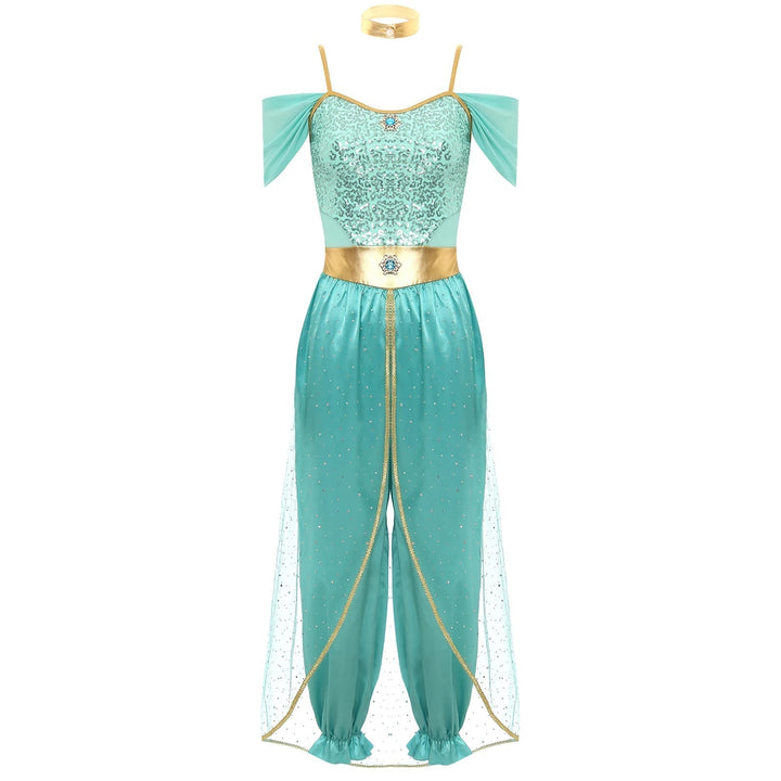 Combinaison Halloween Fantasy Femme | Sans Épaules en Style Harem