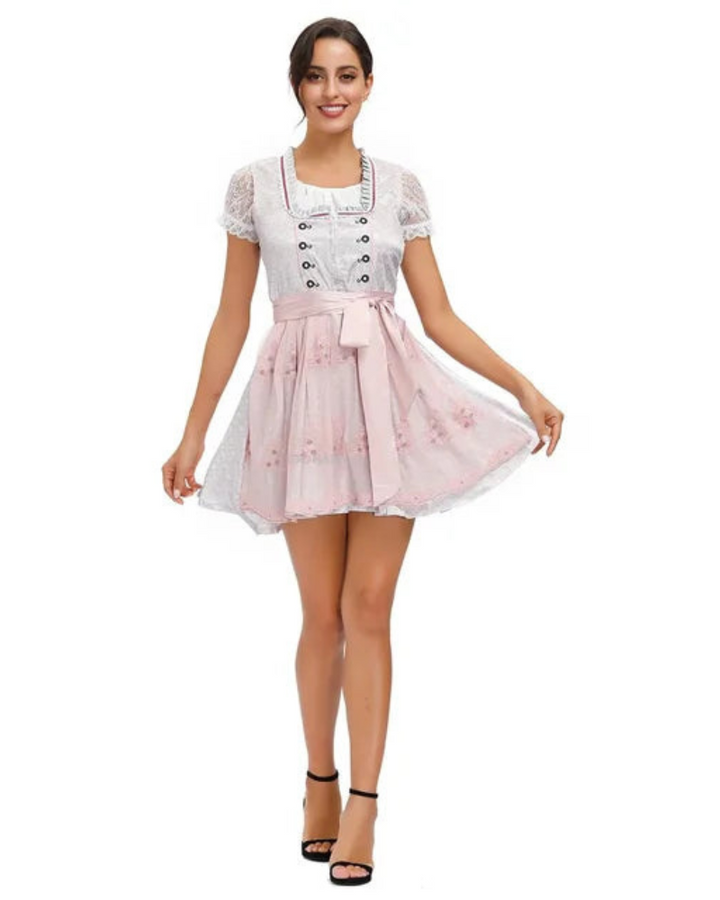 Robe Dirndl Imprimée Classique pour Femmes | Mini