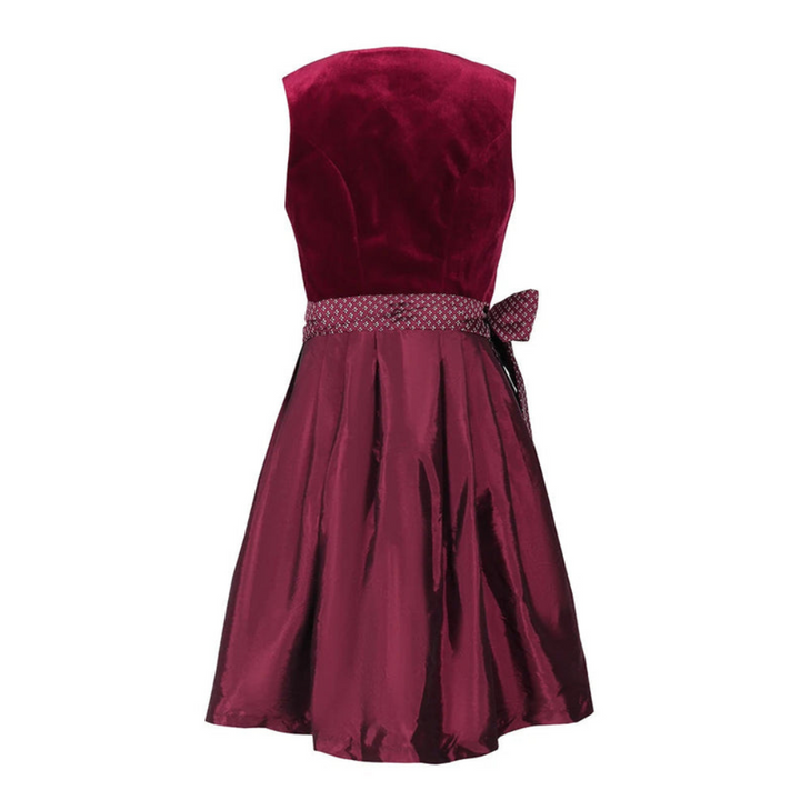 Robe Dirndl Élégante Contrastée pour Femmes | Festive Midi