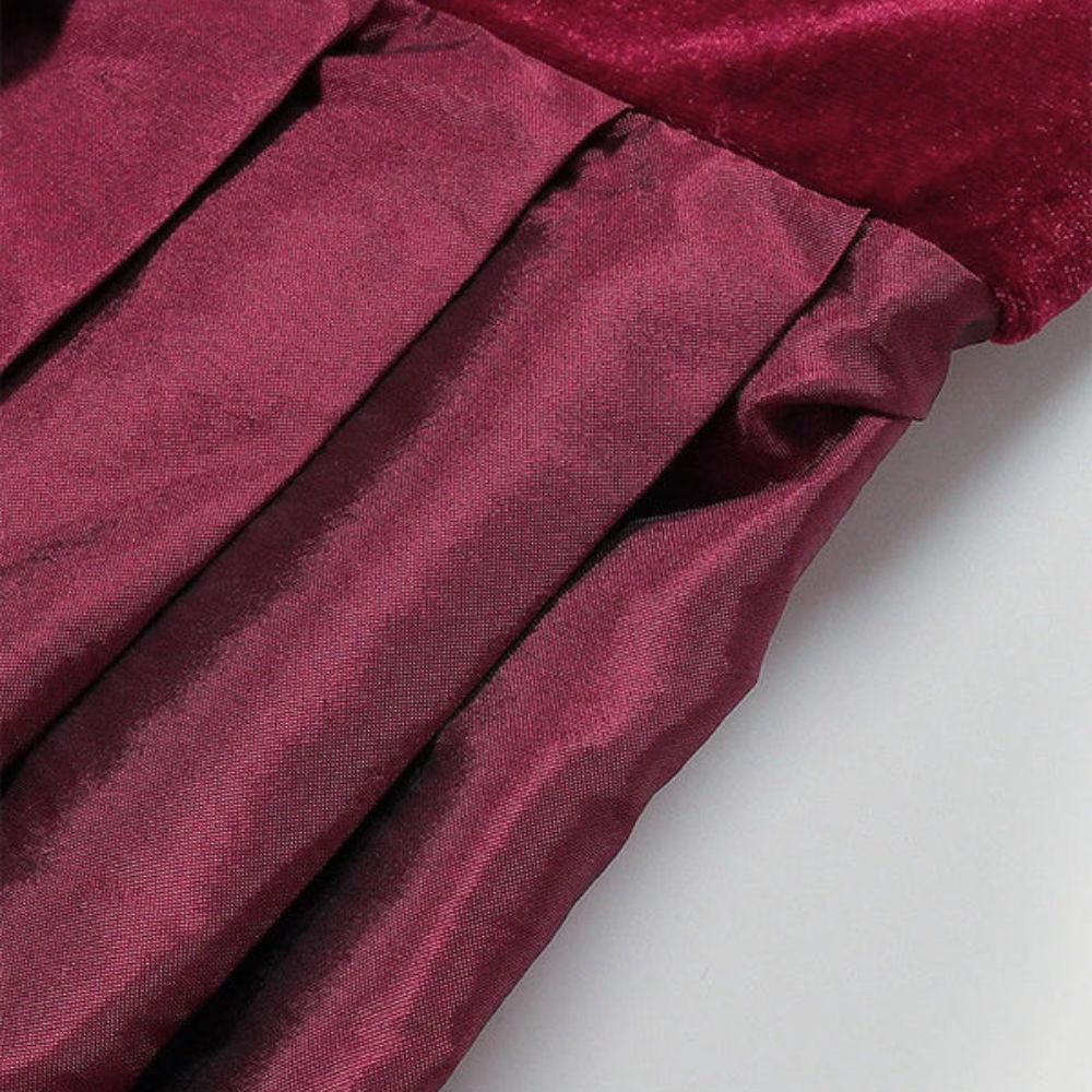 Robe Dirndl Élégante Contrastée pour Femmes | Festive Midi