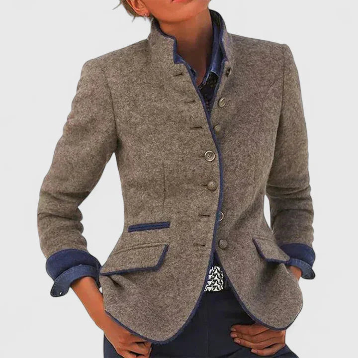 Cardigan formel pour femmes avec boutons Élégant gilet de bureau