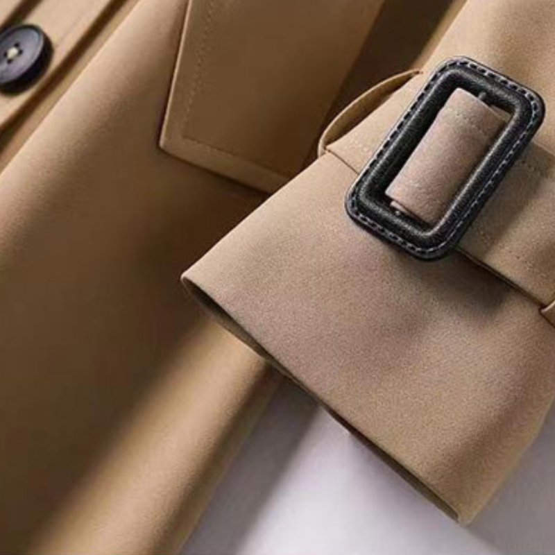 Manteau Trench Classique pour Femmes avec Ceinture Élégant Manteau d'Hiver pour Femmes