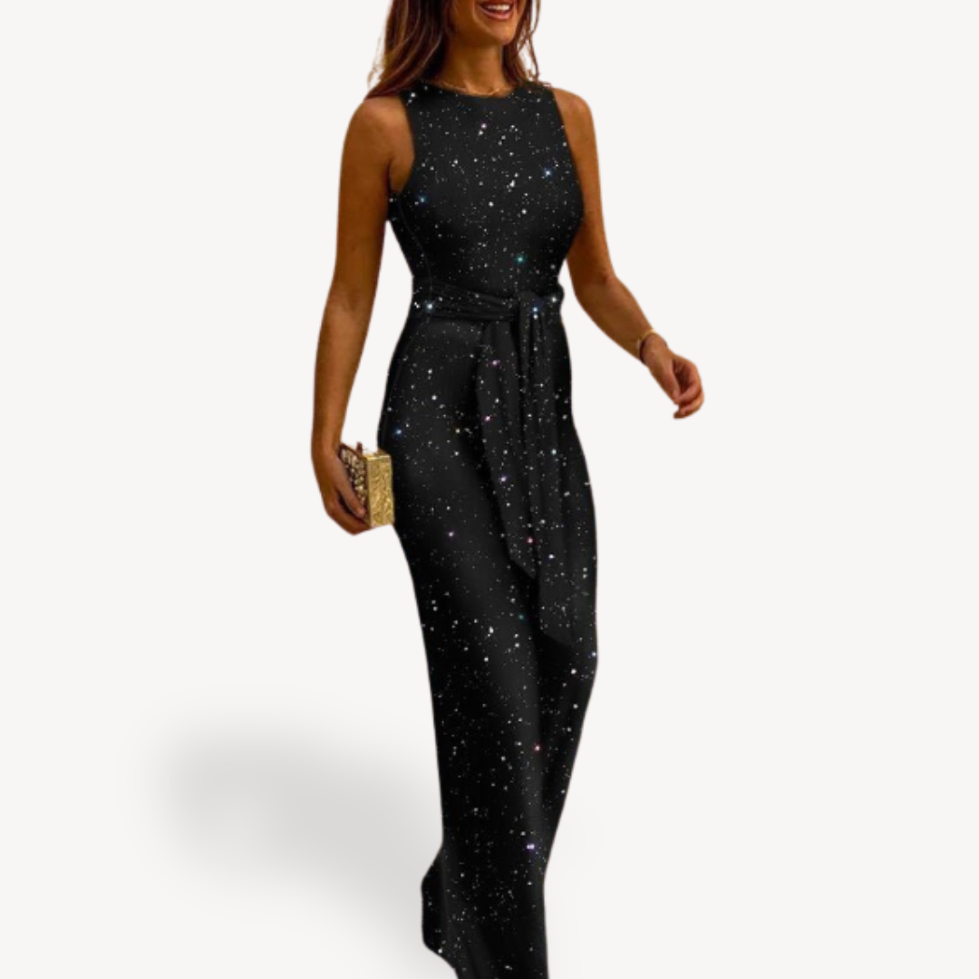 Combinaison Maxi Femme Glamour Paillettes
