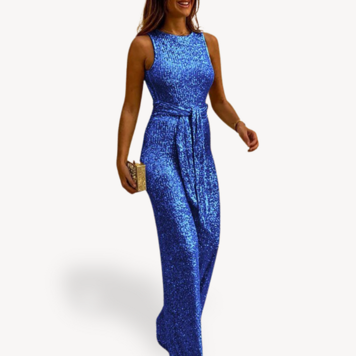 Combinaison Maxi Femme Glamour Paillettes