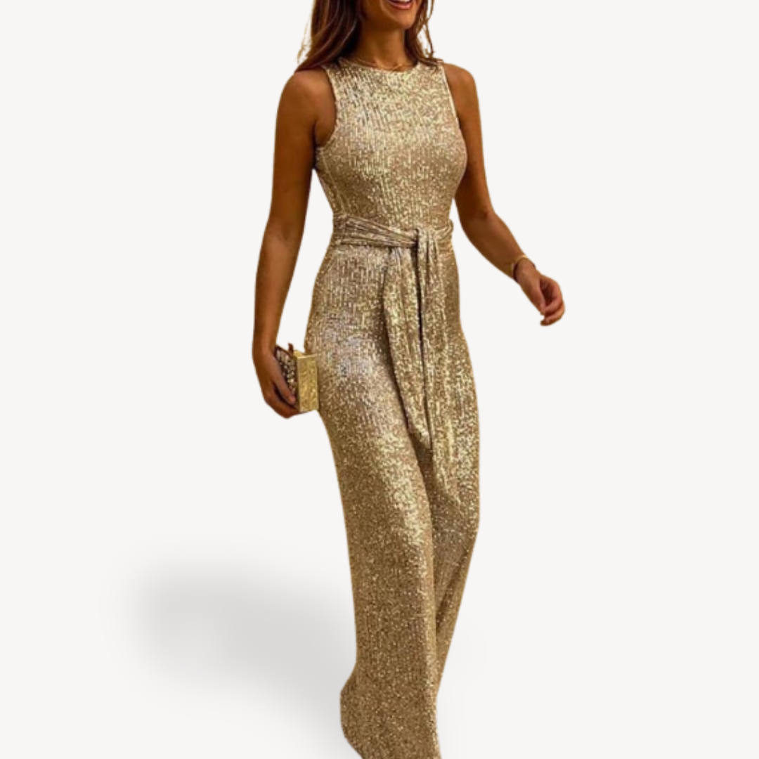 Combinaison Maxi Femme Glamour Paillettes