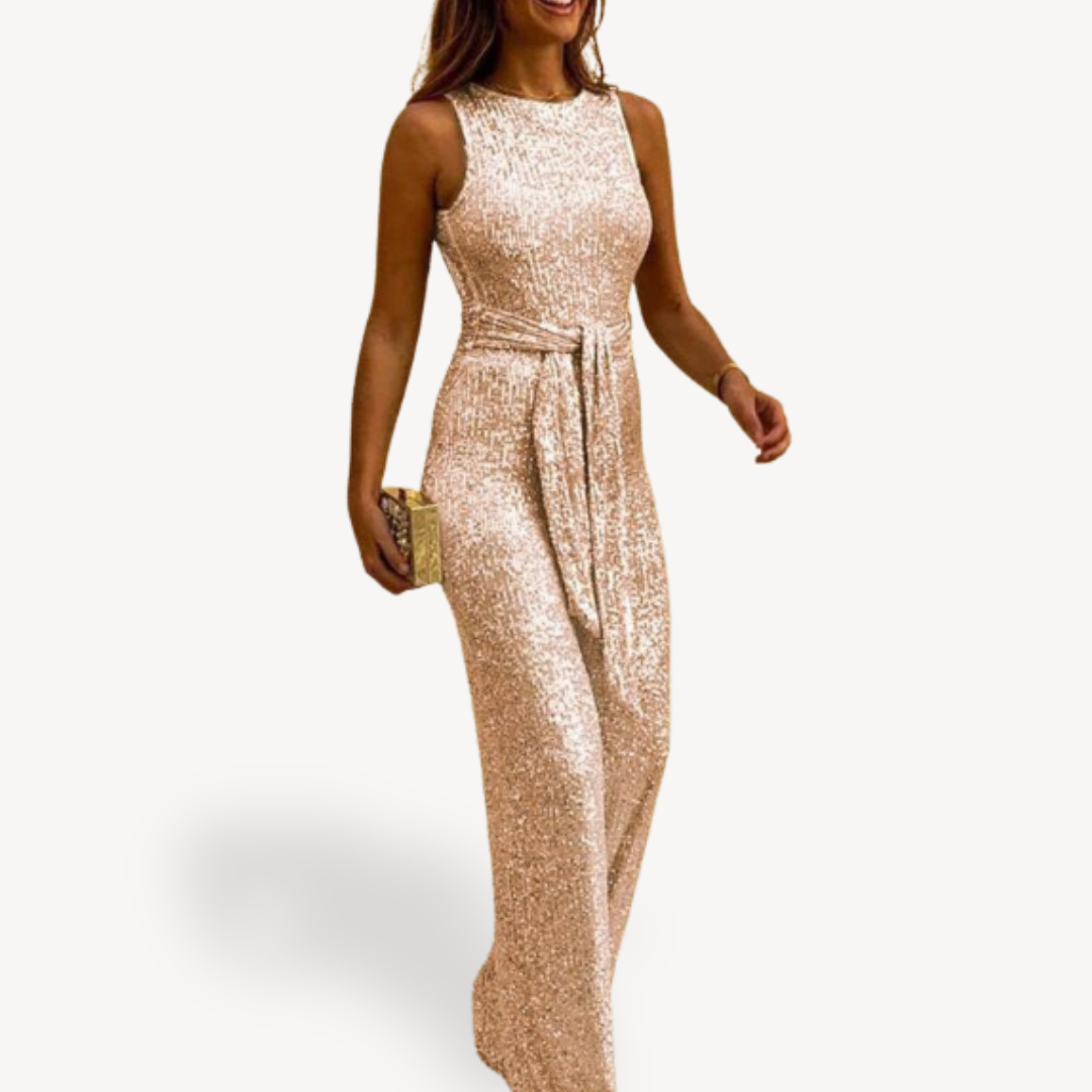Combinaison Maxi Femme Glamour Paillettes