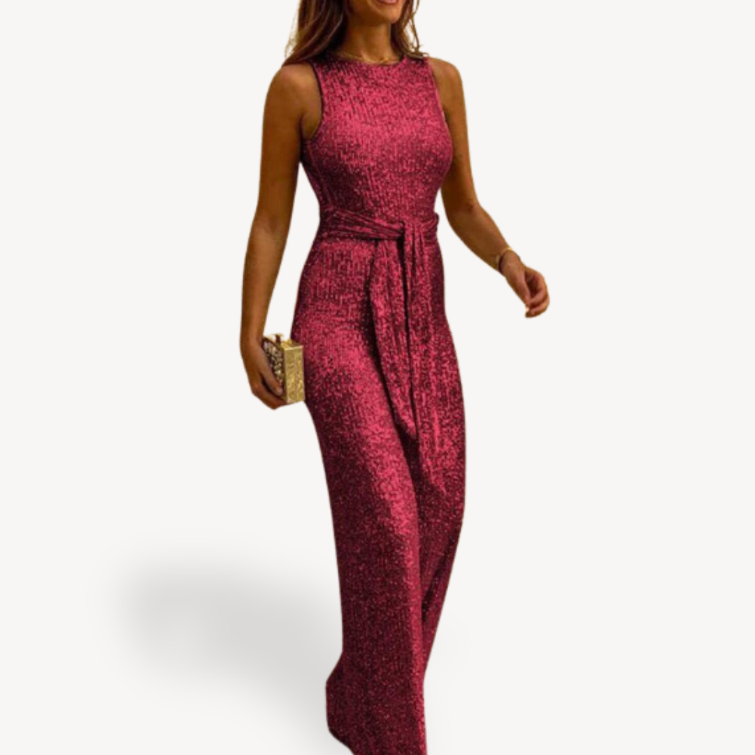 Combinaison Maxi Femme Glamour Paillettes