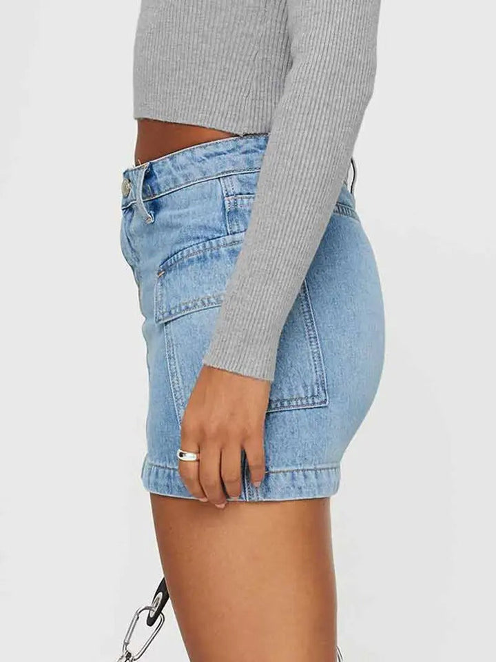 Jupe mini pour femmes avec poches