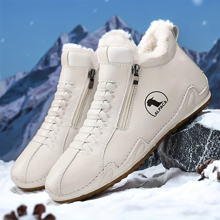 Bottines Orthopédiques pour Femmes avec Support de Voûte Intérieure, Doublées, Bottes d'Hiver