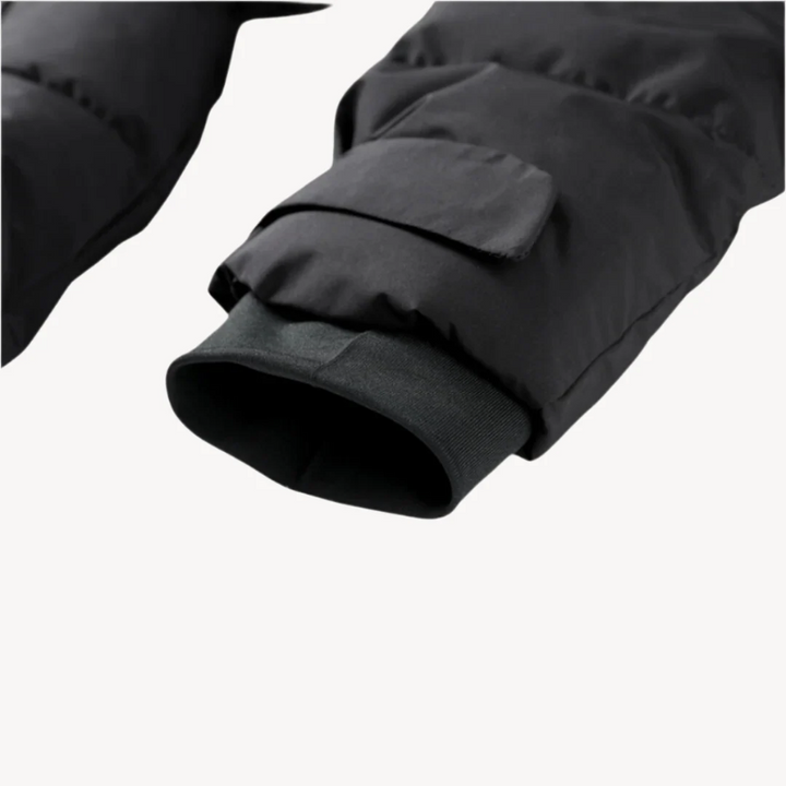 Veste matelassée avec ceinture et capuche pour femmes – Manteau d'hiver déperlant avec col haut et poignets réglables