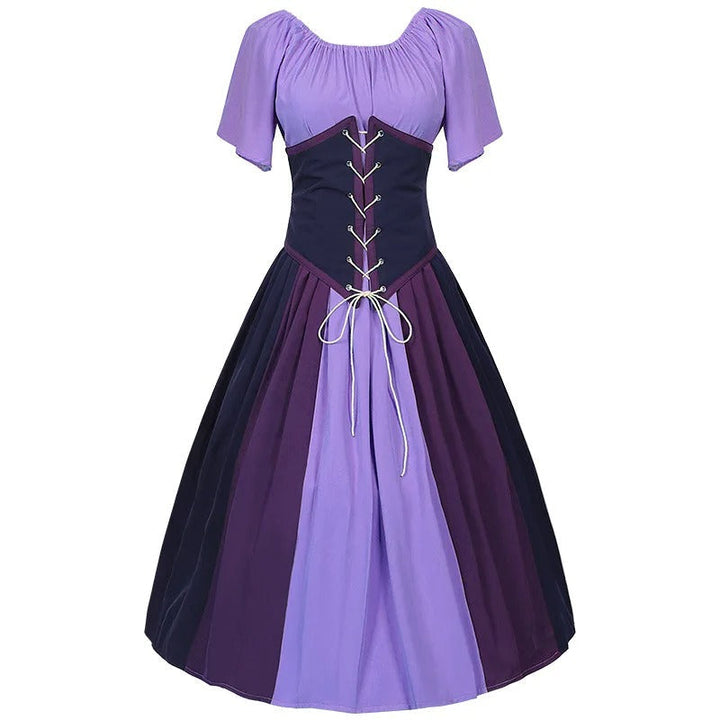 Robe Dirndl classique pour femmes avec manches bouffantes | Midi