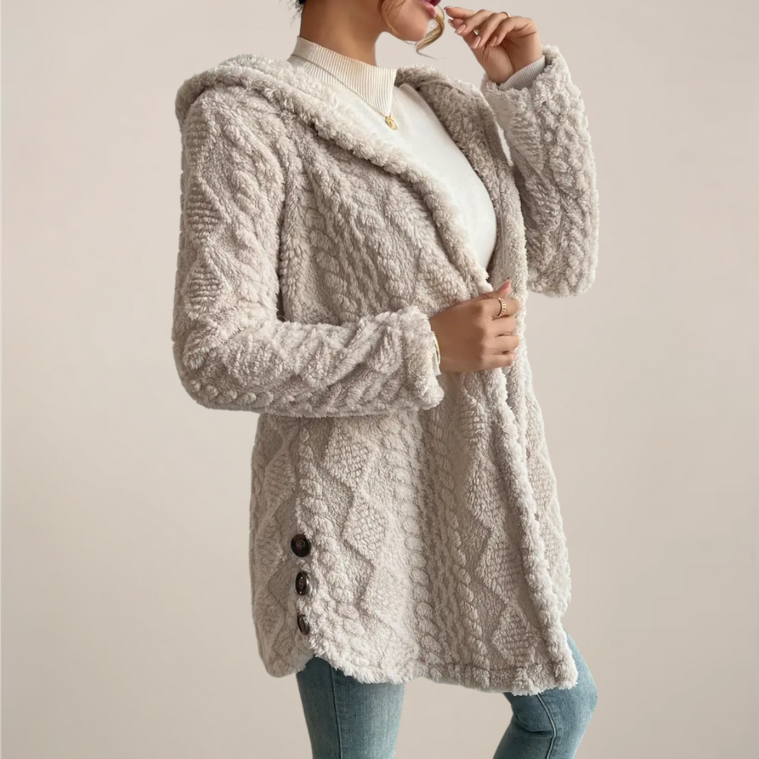 Cardigan en tricot pour femmes Coupe ample Ouvert Veste de transition Printemps