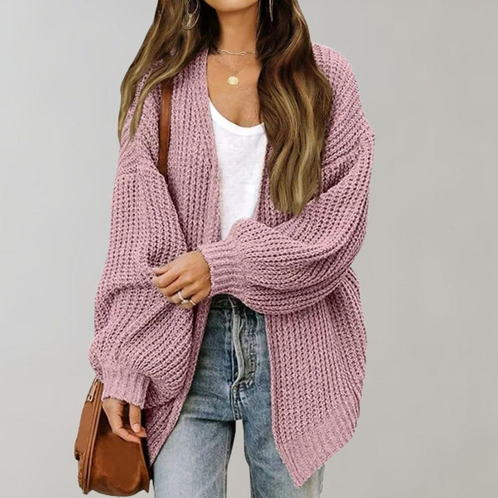 Cardigan Ouvert Femme – Élégant Veste de Transition, Cardigan Polyvalent pour le Quotidien et le Bureau
