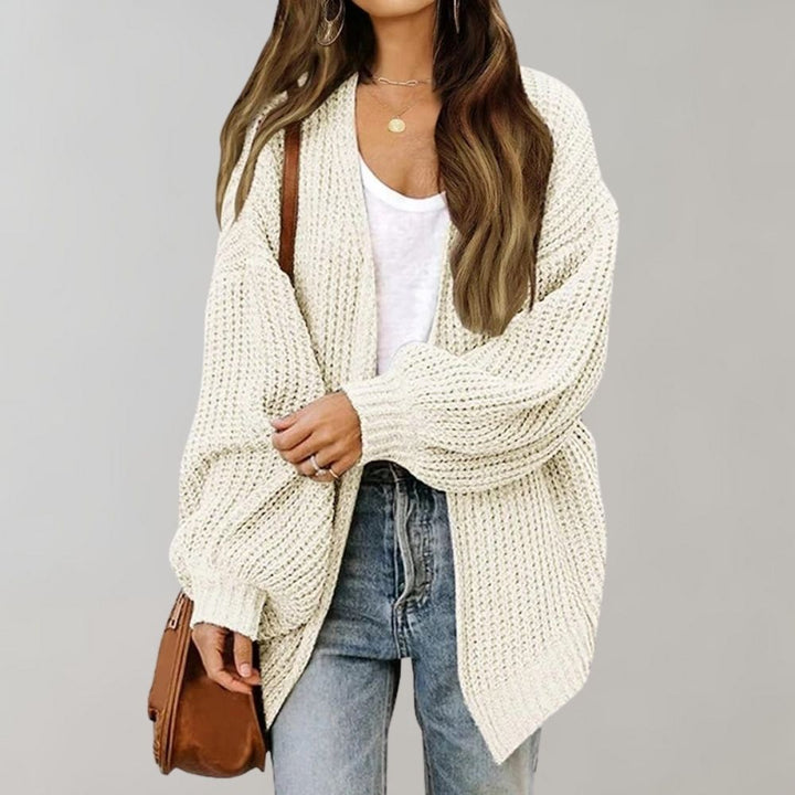 Cardigan Ouvert Femme – Élégant Veste de Transition, Cardigan Polyvalent pour le Quotidien et le Bureau